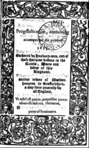Frontispiece to John Woodhouse's alamanac for 1613.