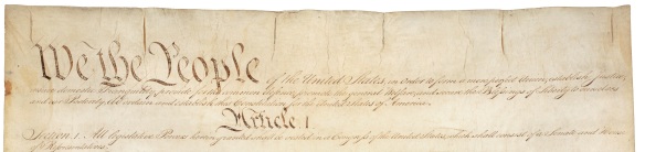 We the People - Constitution_of_the_United_States,_page_1