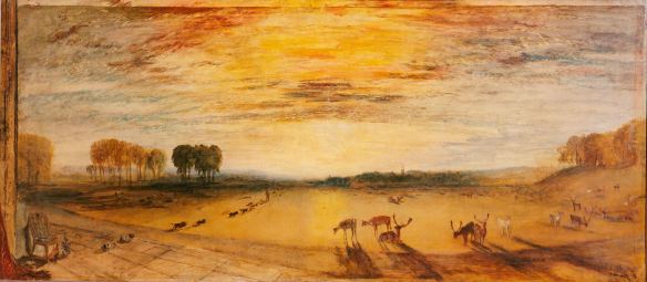 One of Turner's takes on Petworth Park
