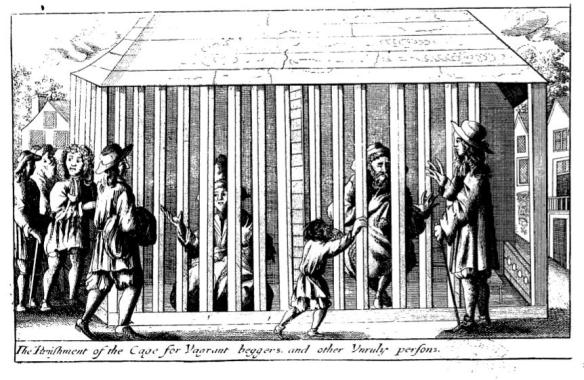 Cage for vagrant beggars (Seller, Punishments, 1678)
